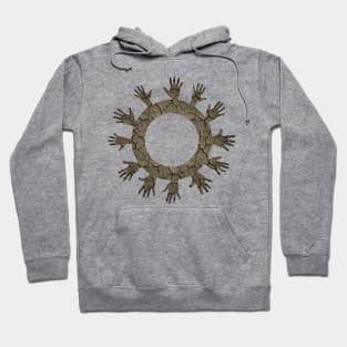 Hands in a circle Hoodie